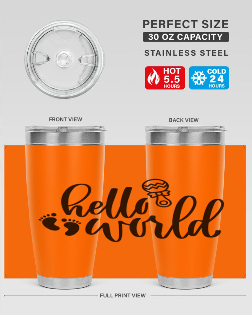 Hello World Style 90#- baby- tumbler