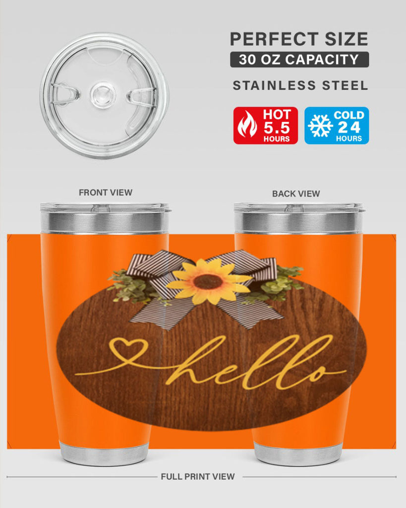 Hello heart Mockup182#- spring- Tumbler