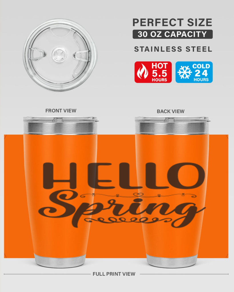 Hello spring 185#- spring- Tumbler