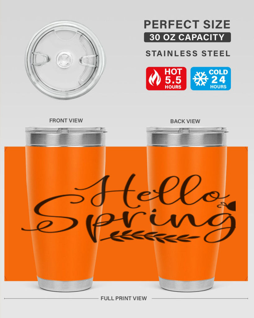 Hello spring design  222#- spring- Tumbler