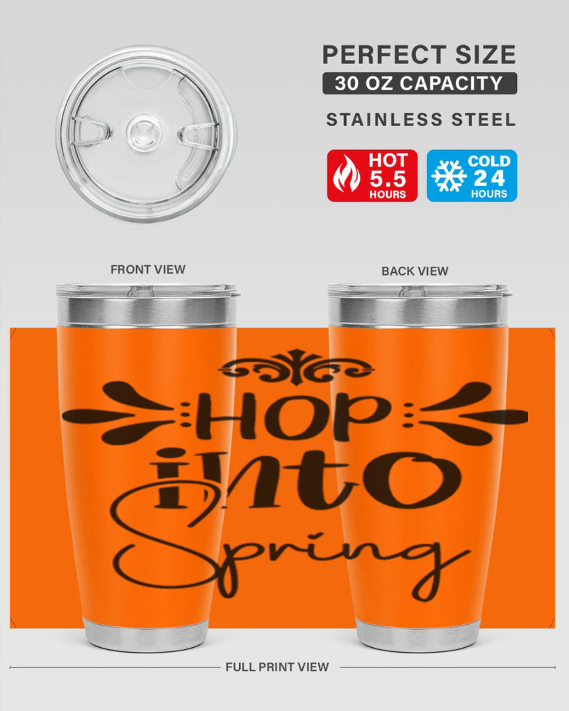 Hop into Spring 247#- spring- Tumbler