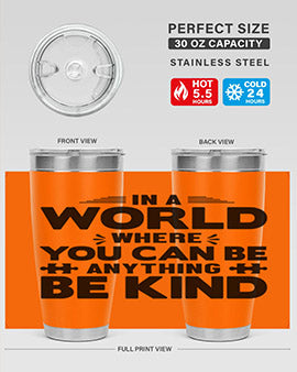 In a world Style 48#- autism- Tumbler