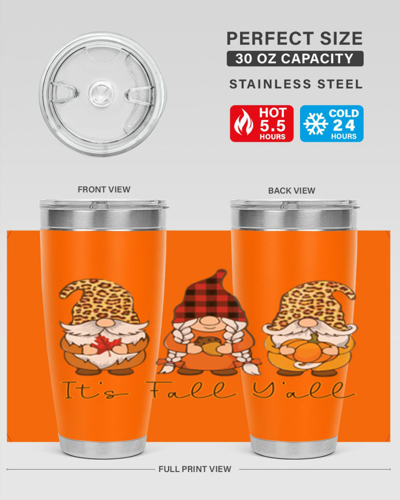 It s Fall Y all Gnome 362#- fall- Tumbler