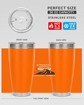 Owl Love You A TurtleRabbit 12#- owl- Tumblers