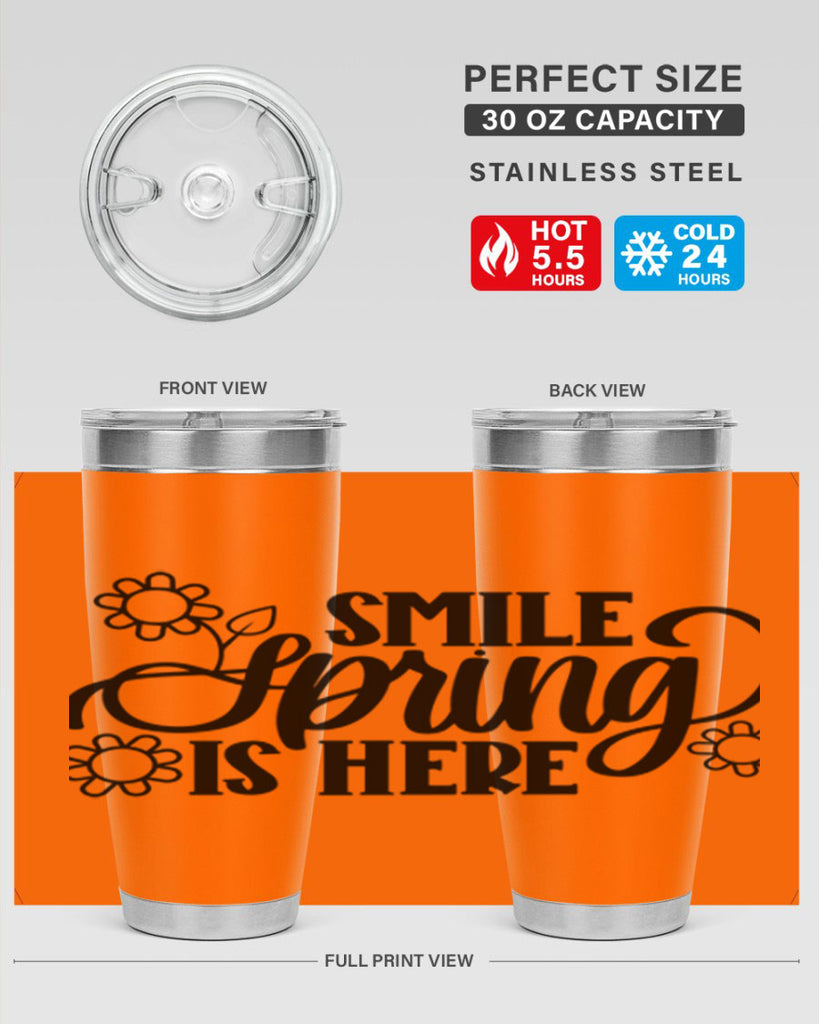 PNG_Smile Spring Is Here395#- spring- Tumbler