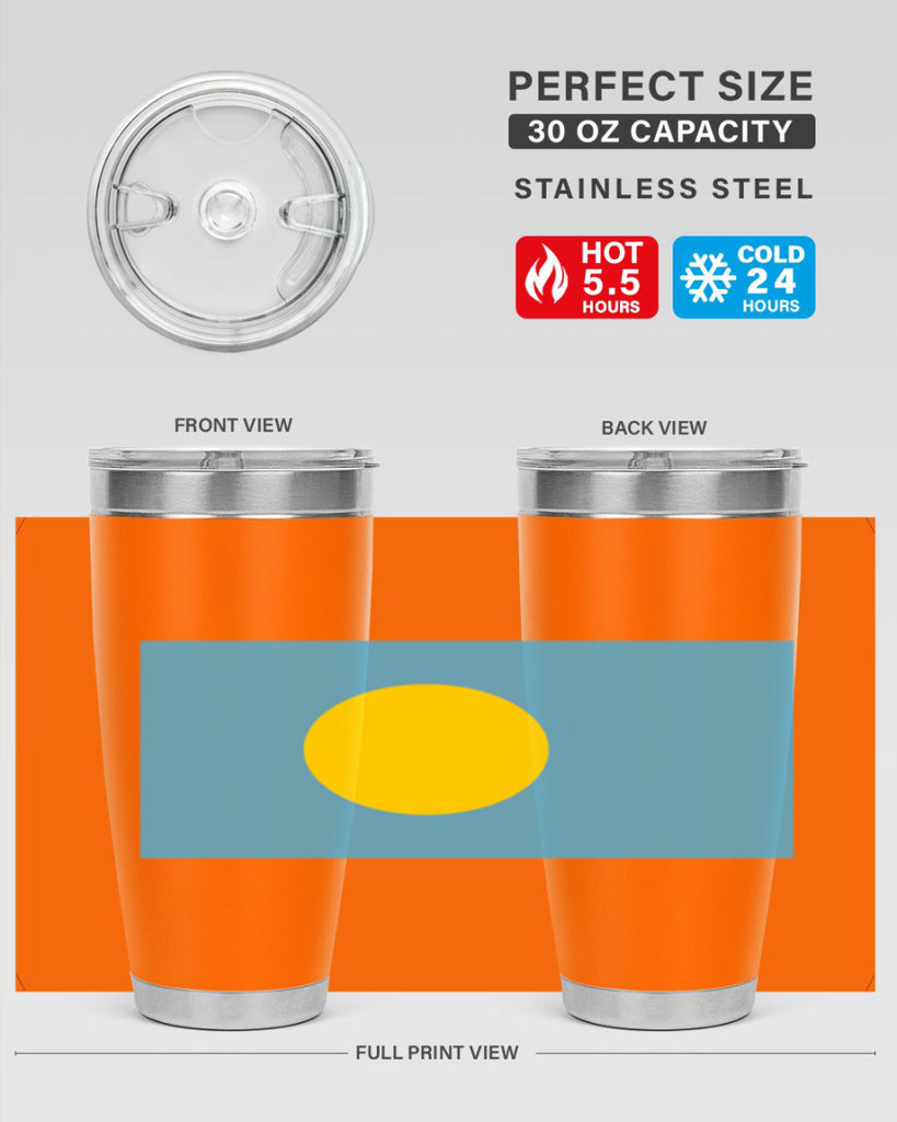 Palau 65#- world flags- Tumbler