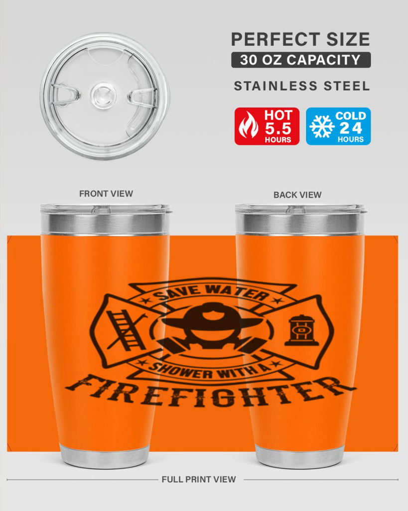 Save water Style 34#- fire fighter- tumbler