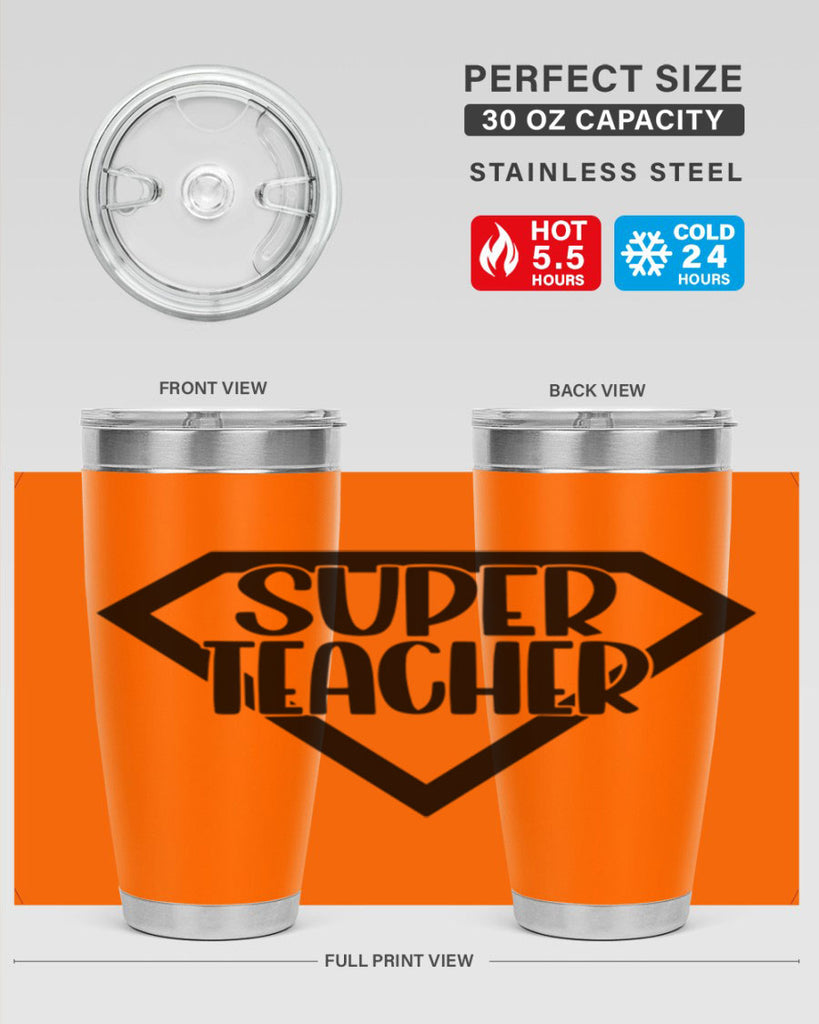 Super Teacher Style 55#- teacher- tumbler