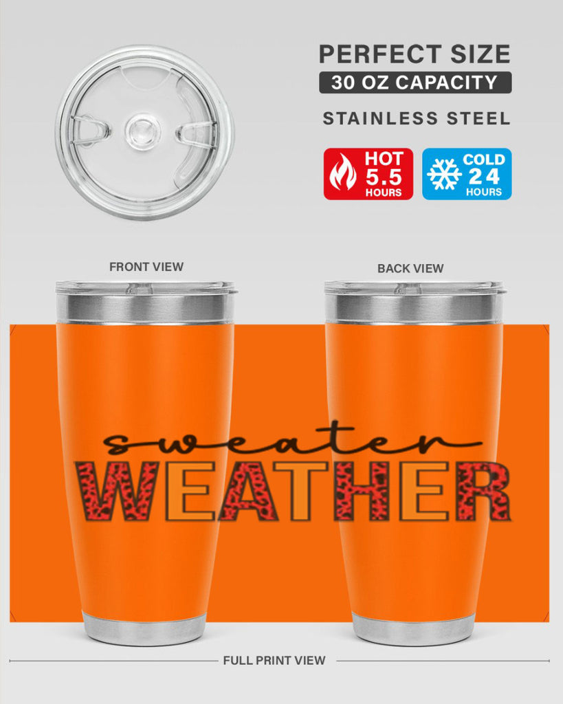 Sweater Weather 587#- fall- Tumbler