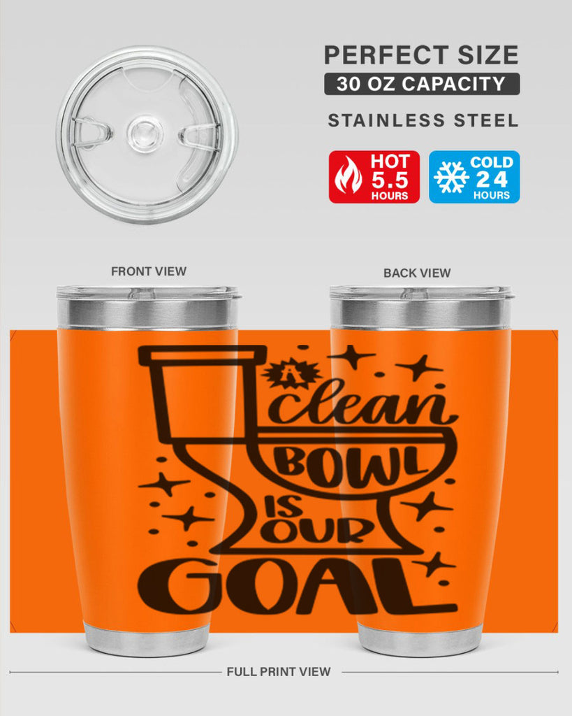 a clean bowl is our goal 49#- bathroom- Tumbler