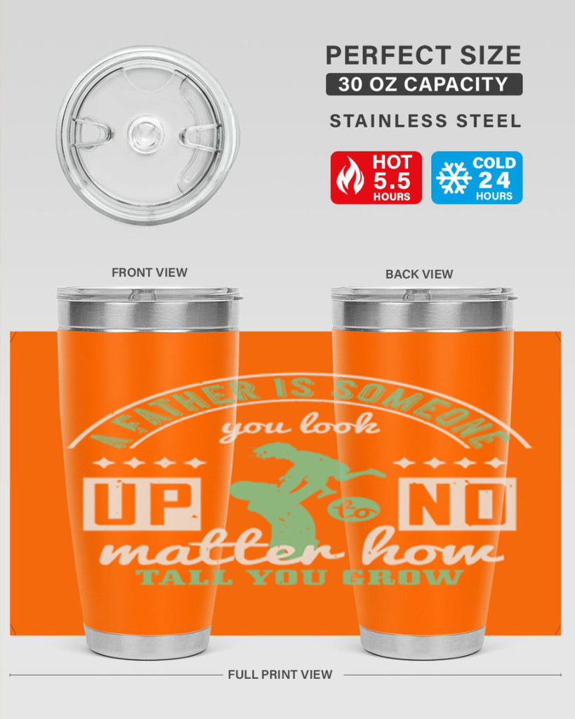 a father is someone 125#- fathers day- Tumbler