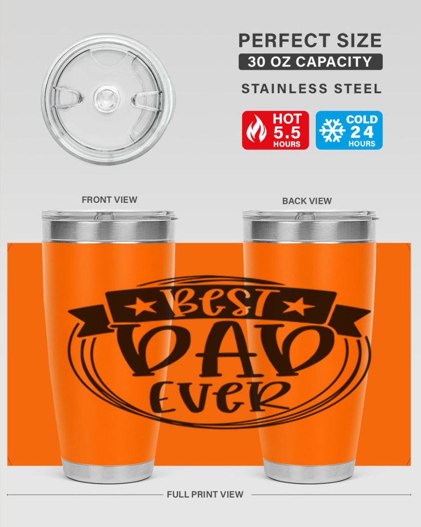best dad ever 72#- fathers day- Tumbler