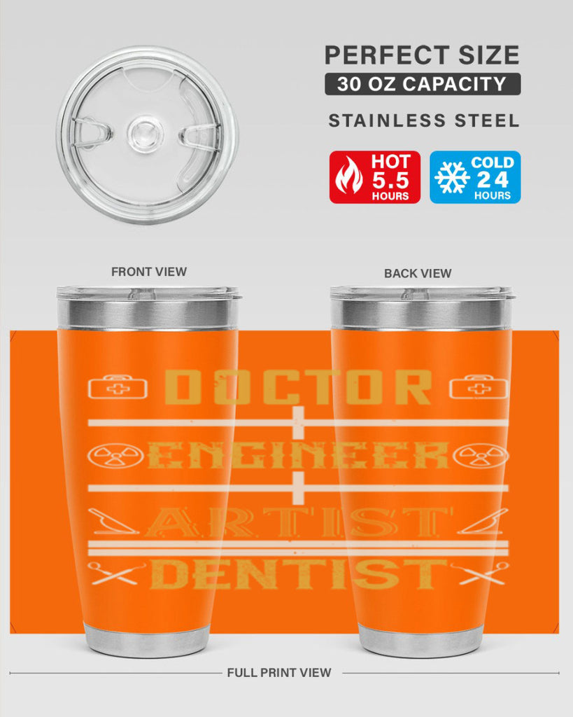 doctor engineer artist dentist Style 43#- dentist- tumbler