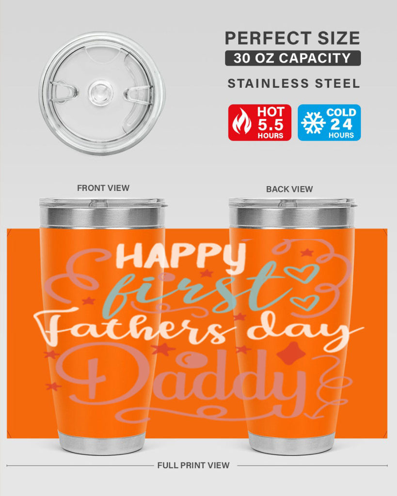 happy first fathers day daddy 90#- fathers day- Tumbler