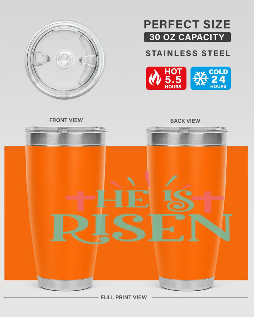 he is risen 118#- easter- Tumbler