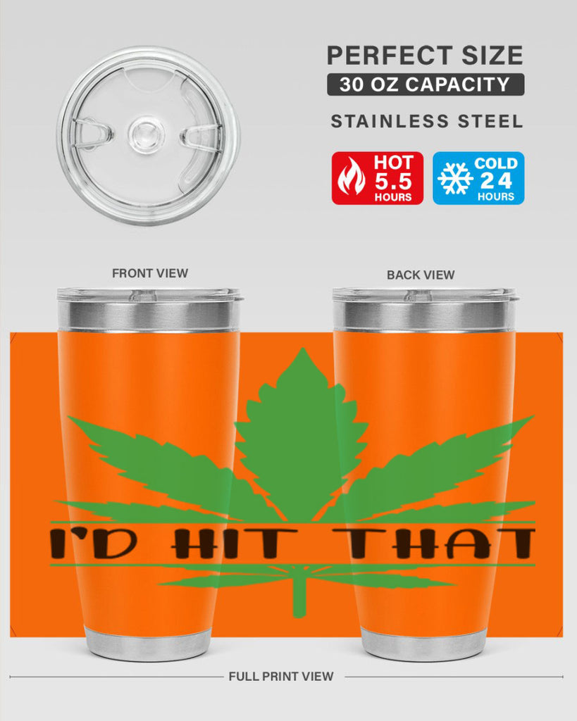 id hit that weed 143#- marijuana- Tumbler