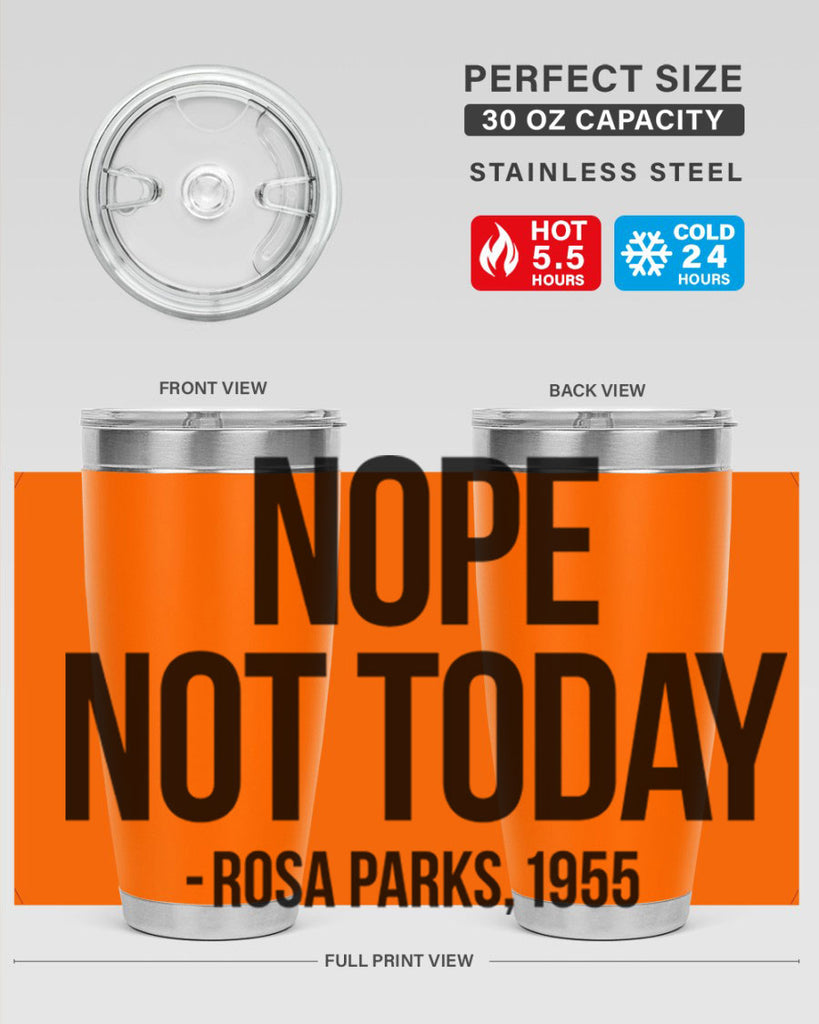 nope not today rosa parks 60#- black words phrases- Cotton Tank