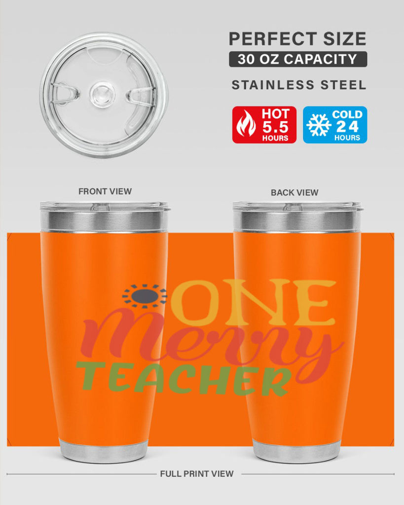 one merry teacher Style 162#- teacher- tumbler