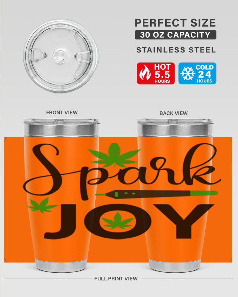 spark joy 250#- marijuana- Tumbler