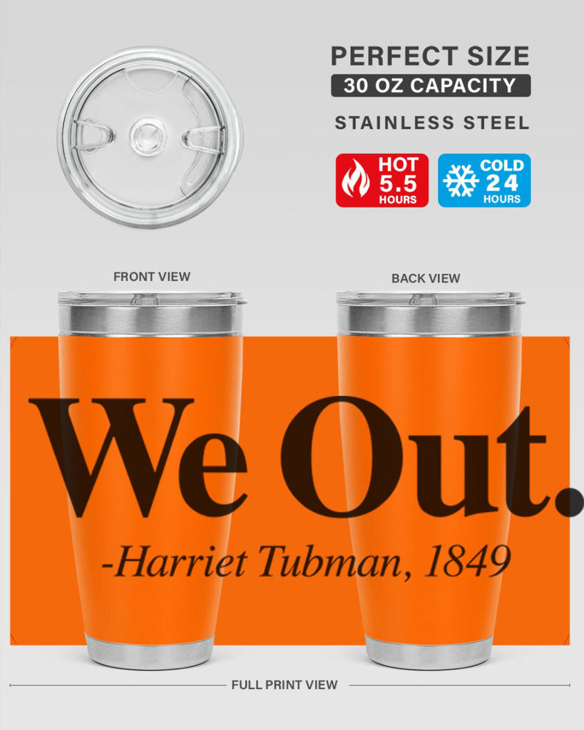 we out harriet tubman 12#- black words phrases- Cotton Tank