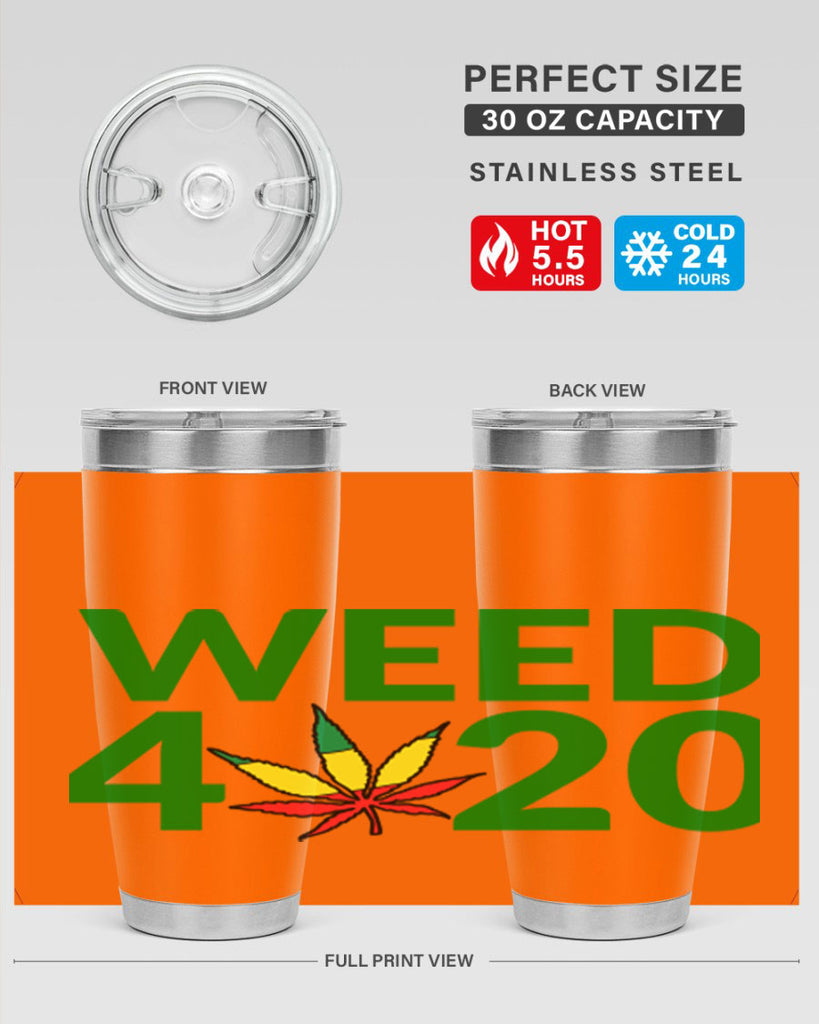 weed 420 cannabis 281#- marijuana- Tumbler