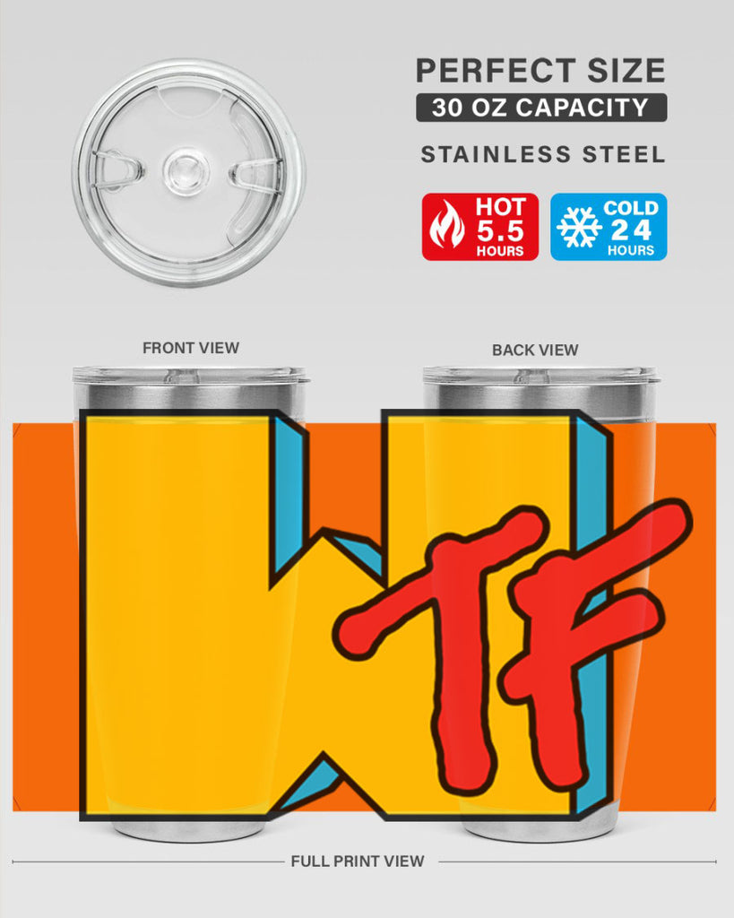 wtf 8#- black words phrases- Cotton Tank