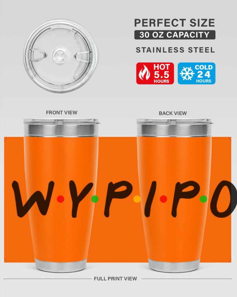 wypipo 7#- black words phrases- Cotton Tank