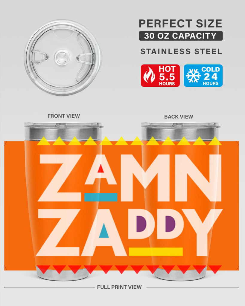 zamn zaddy 1#- black words phrases- Cotton Tank