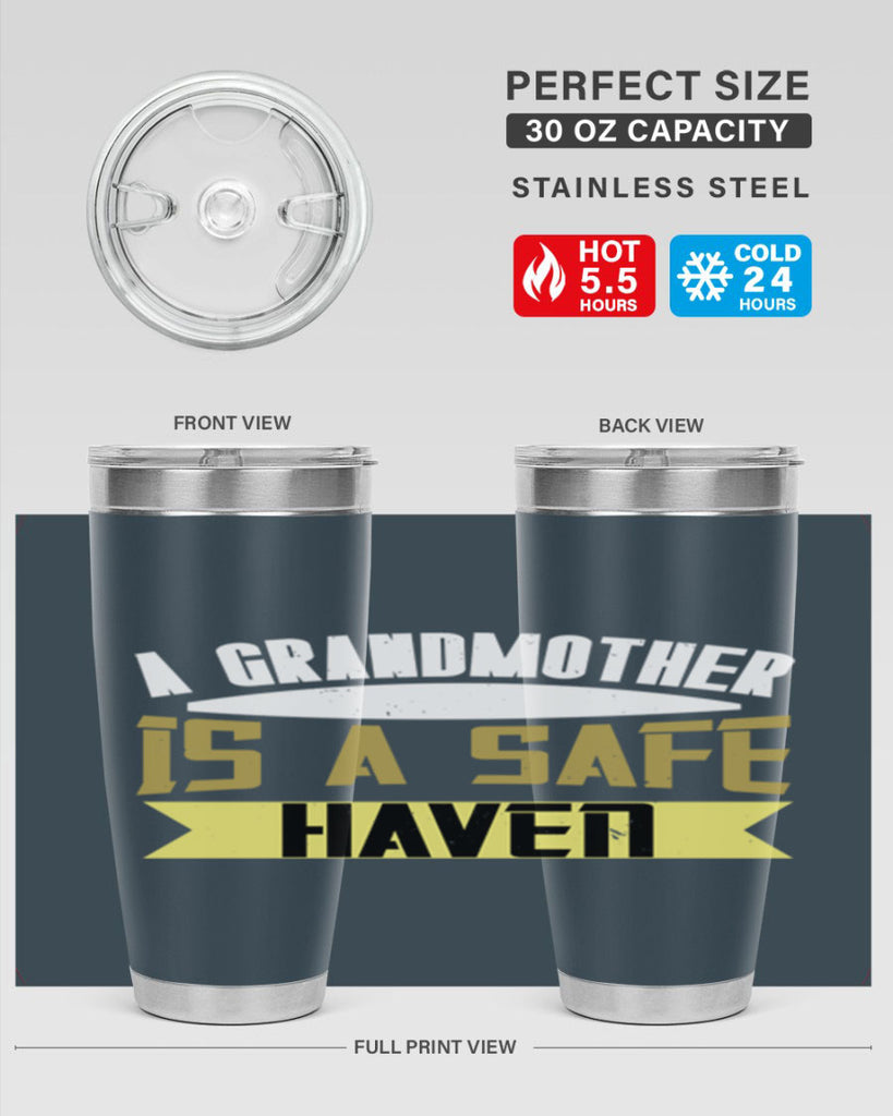 A Grandmother is a safe 41#- grandma - nana- Tumbler