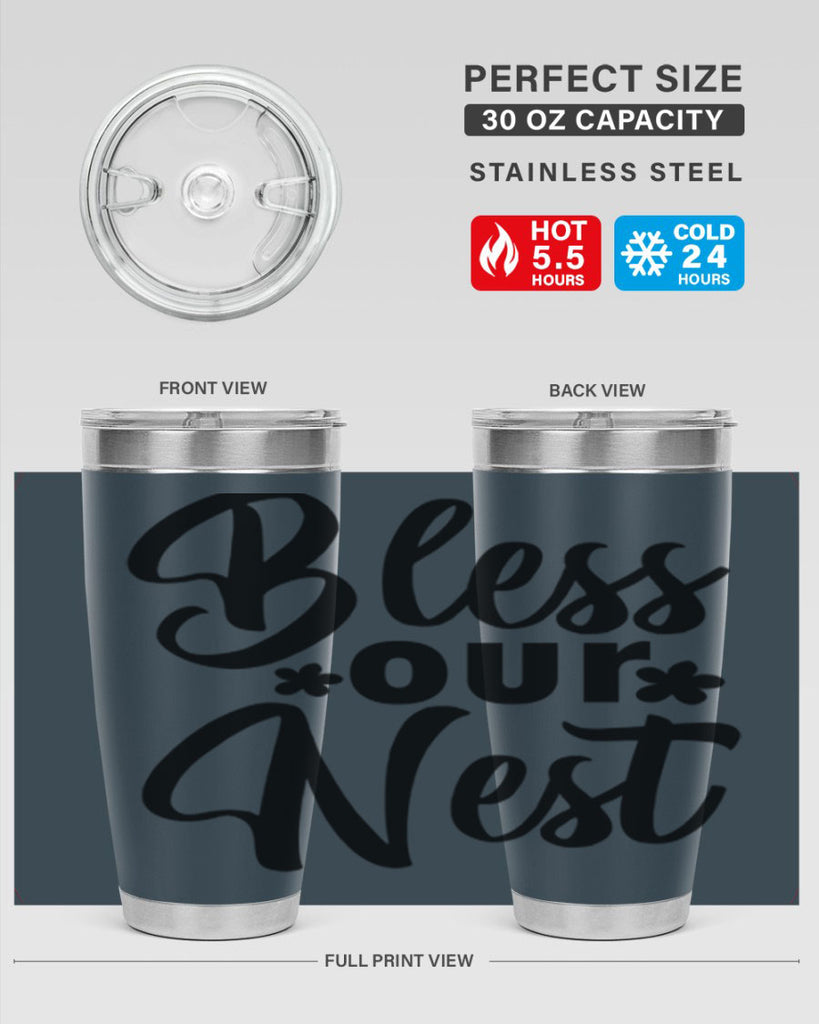 Bless our nest  design 70#- spring- Tumbler