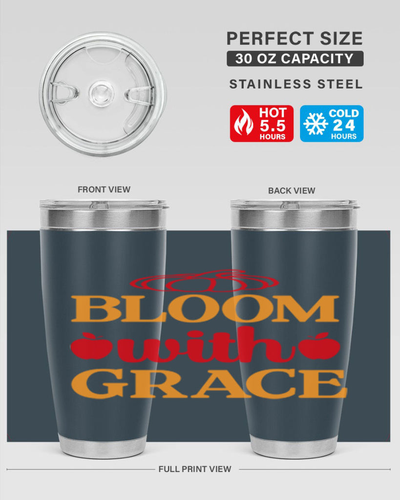 Bloom with grace 82#- spring- Tumbler