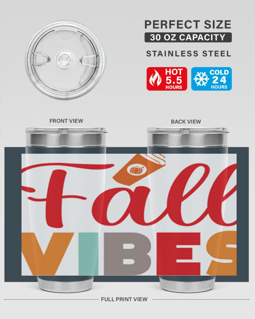 FallVibesdesign 166#- fall- Tumbler