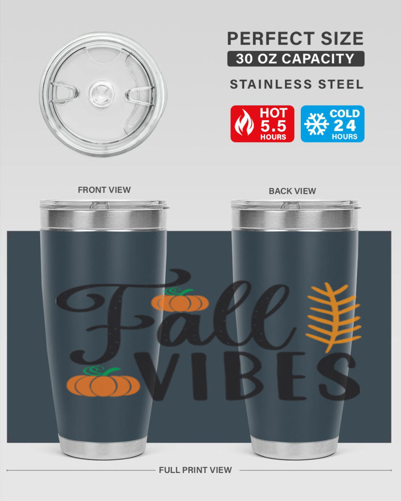 Fallvibes 163#- fall- Tumbler