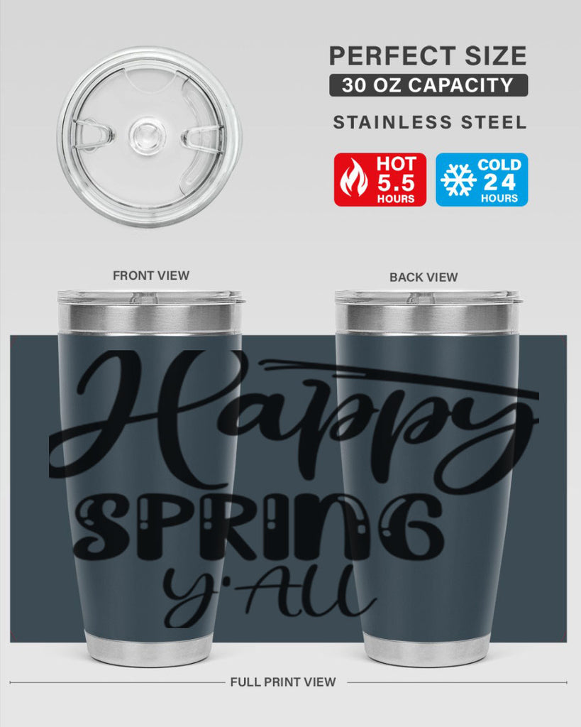 HAPPY SPRING YALL  179#- spring- Tumbler