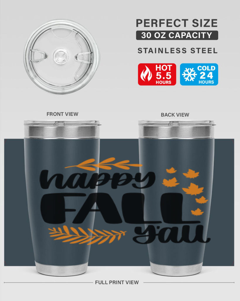 Happy Fall Yall 490#- fall- Tumbler