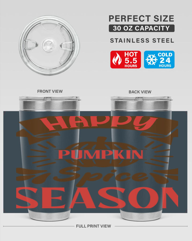 Happy Pumpkin Spice Season 246#- fall- Tumbler