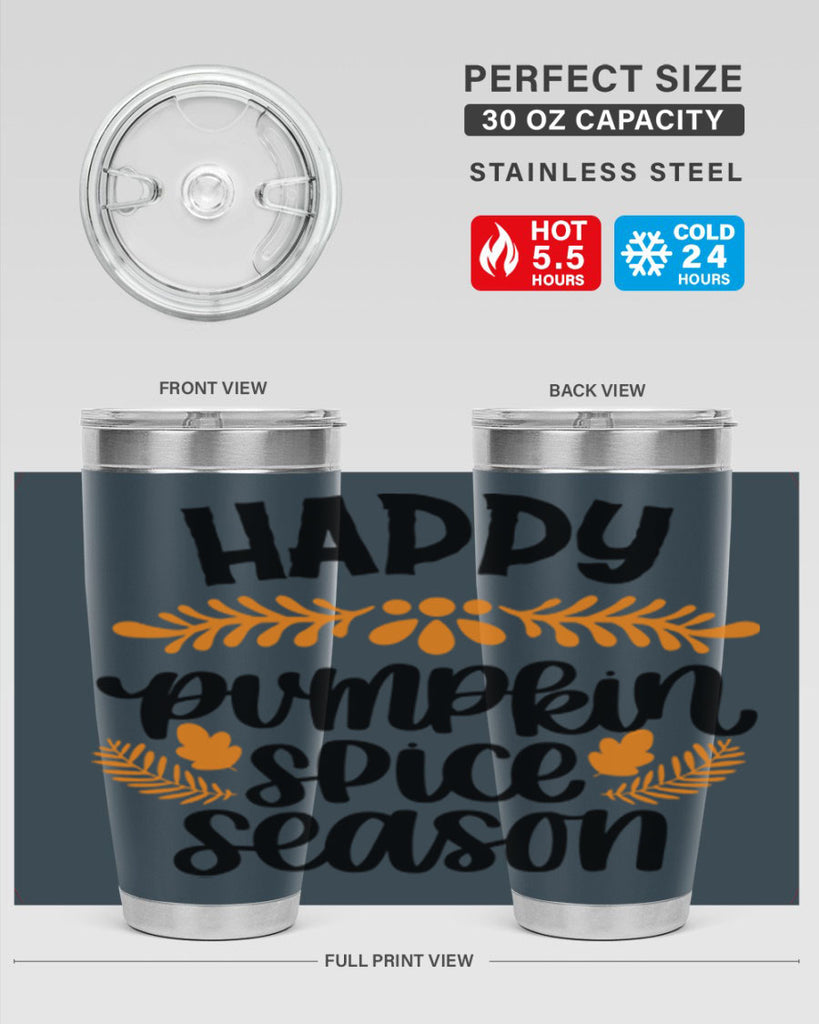 Happy Pumpkin Spice Season 492#- fall- Tumbler