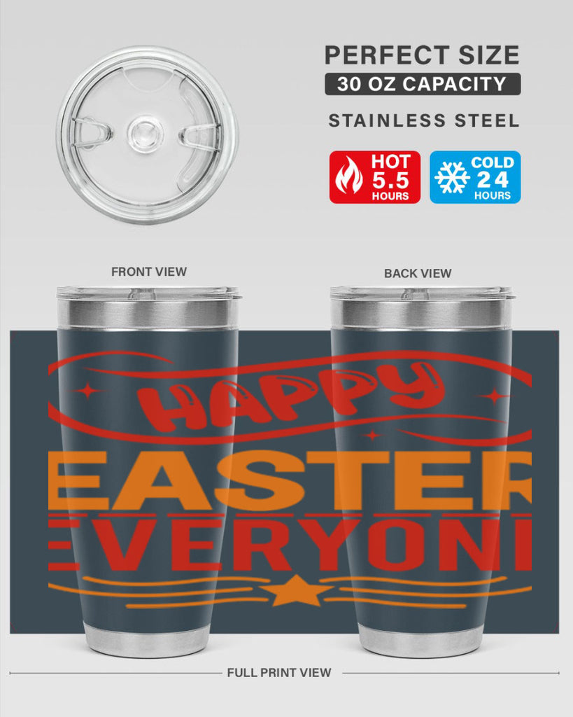 Happy easter everyone 155#- spring- Tumbler