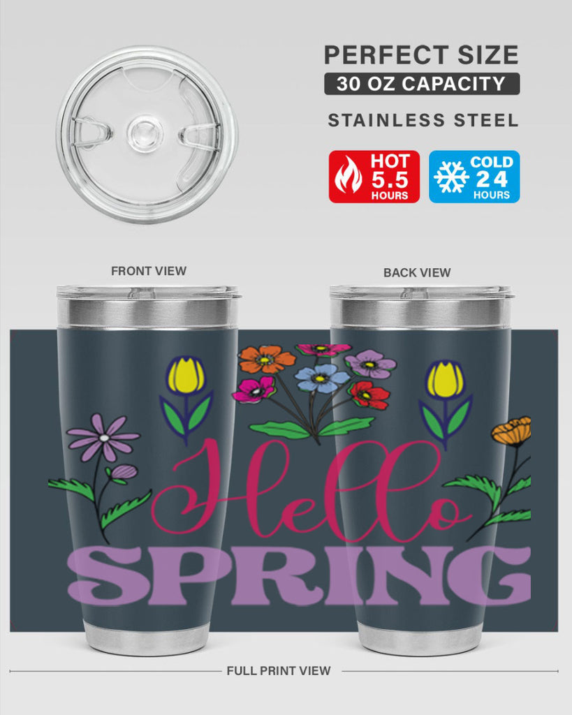 Hello Spring  233#- spring- Tumbler