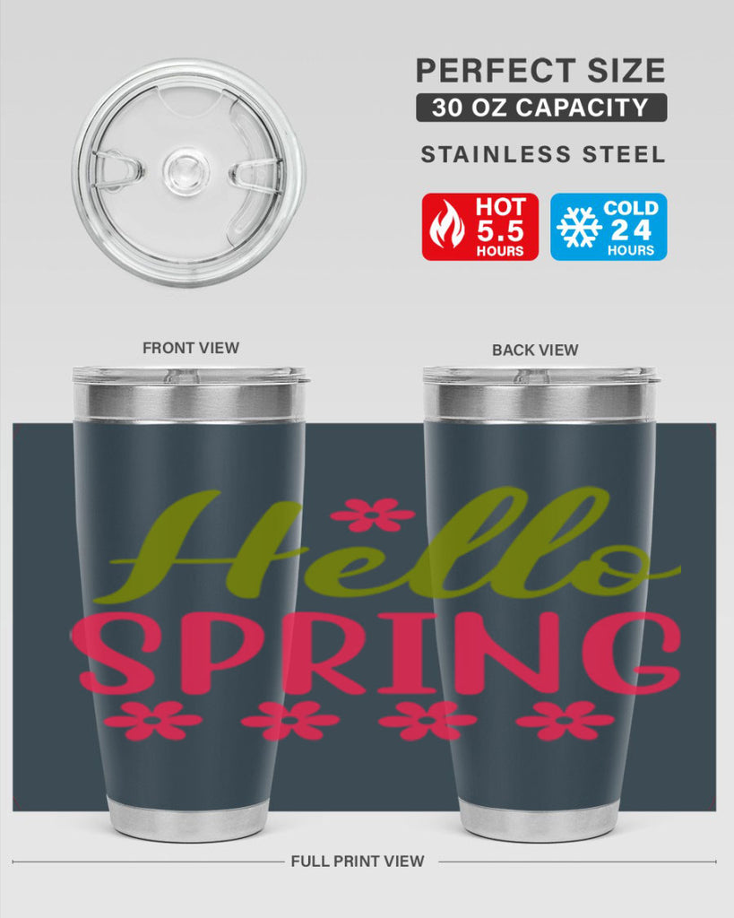 Hello Spring 213#- spring- Tumbler