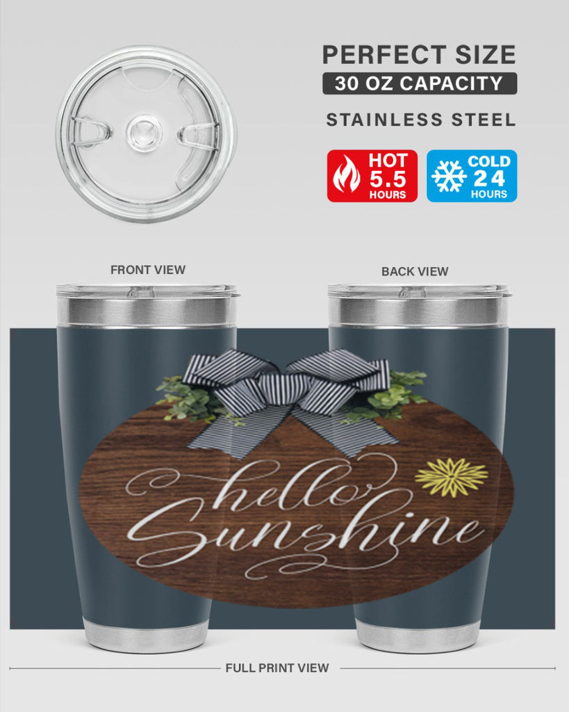 Hello Spring Lettering Mockup200#- spring- Tumbler