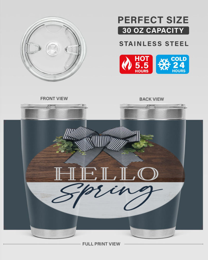 Hello Spring basic Mockup187#- spring- Tumbler