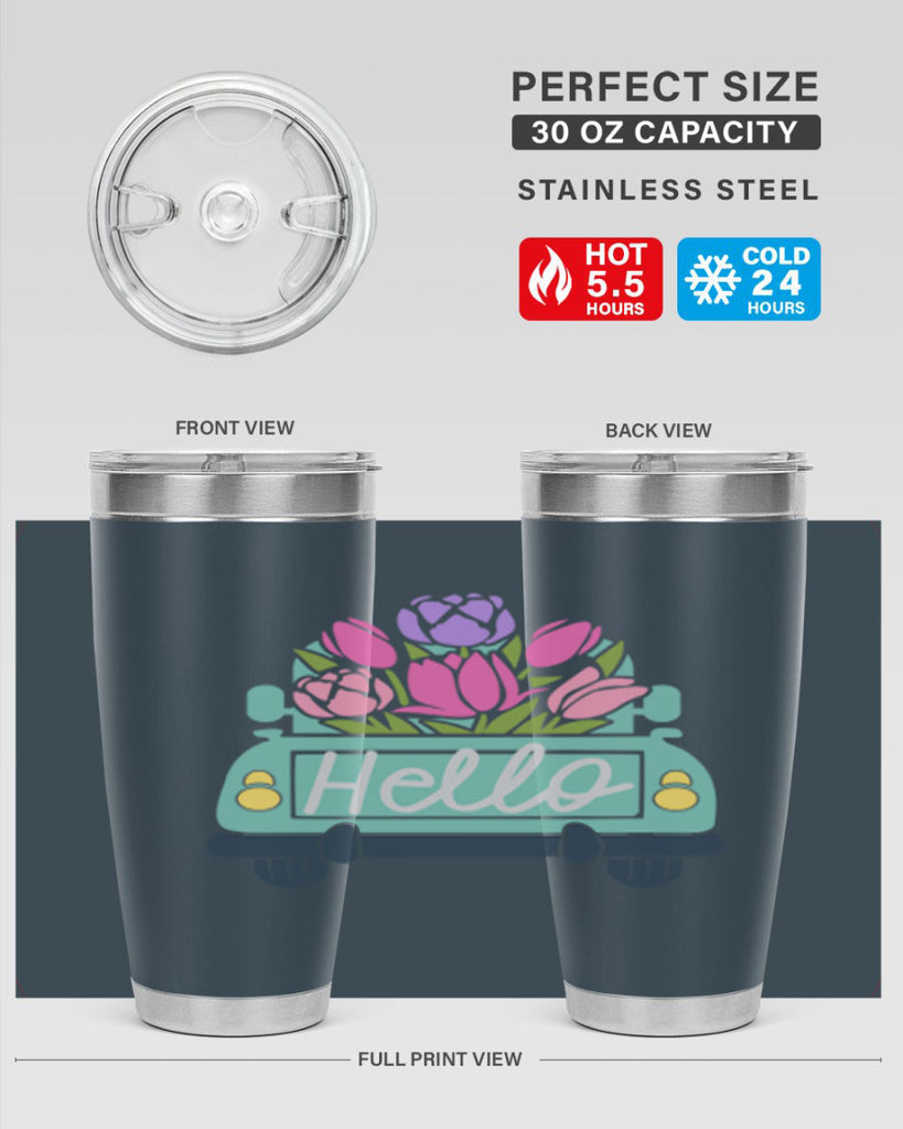 Hello Truck218#- spring- Tumbler