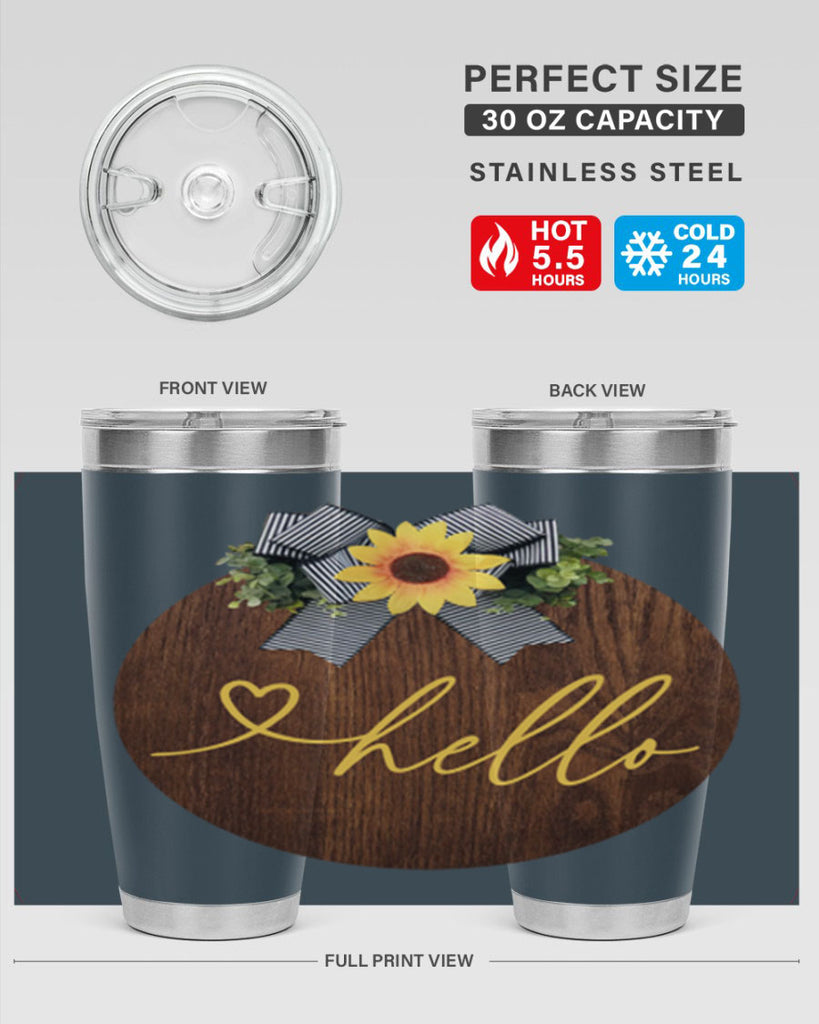 Hello heart Mockup182#- spring- Tumbler