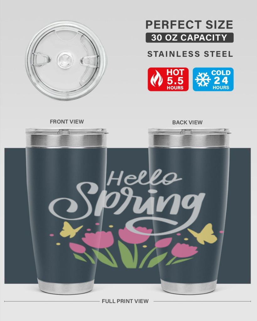 Hello spring214#- spring- Tumbler