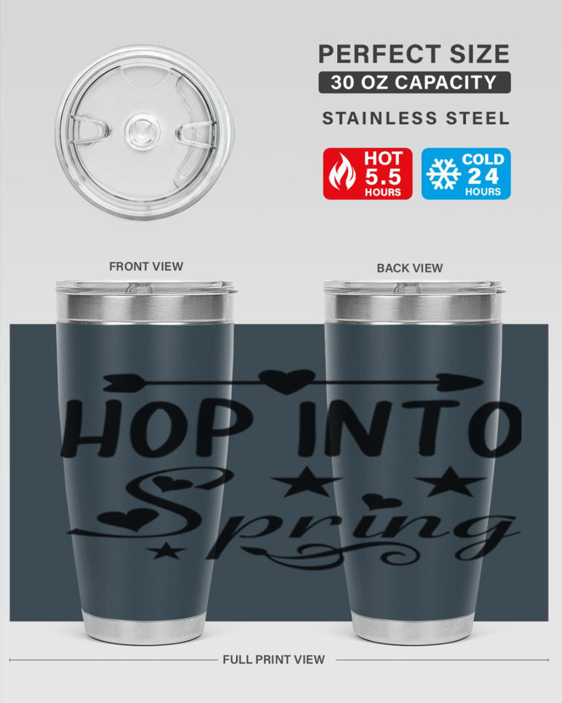Hop into Spring 249#- spring- Tumbler