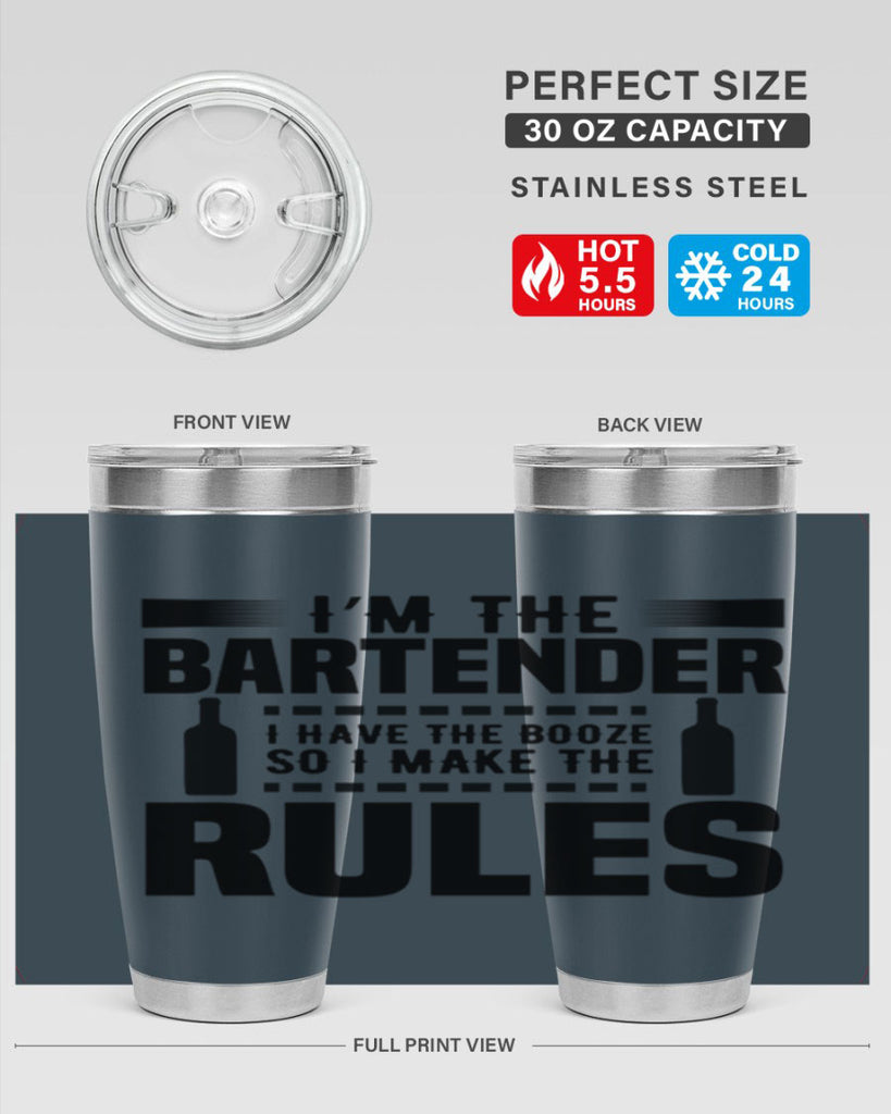 I am the Bartender Style 2#- bartender- tumbler