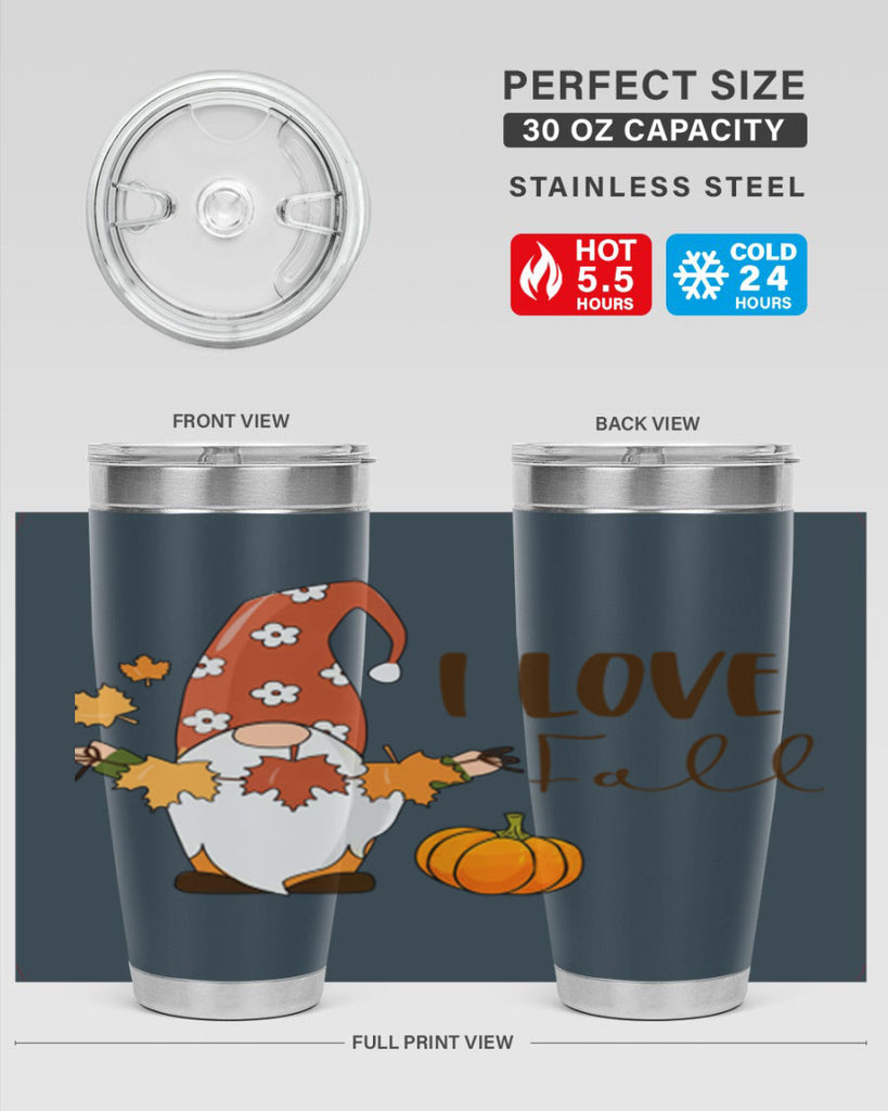 ILoveFallGnome 344#- fall- Tumbler