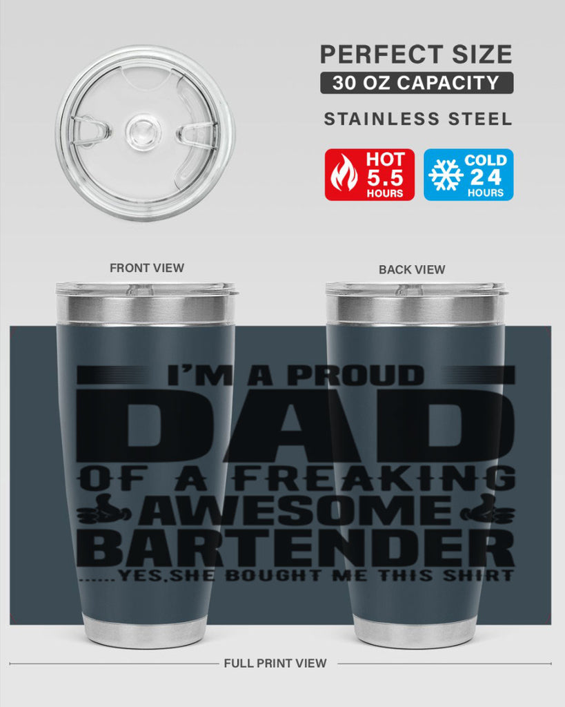 Im a proud dad Style 19#- bartender- tumbler