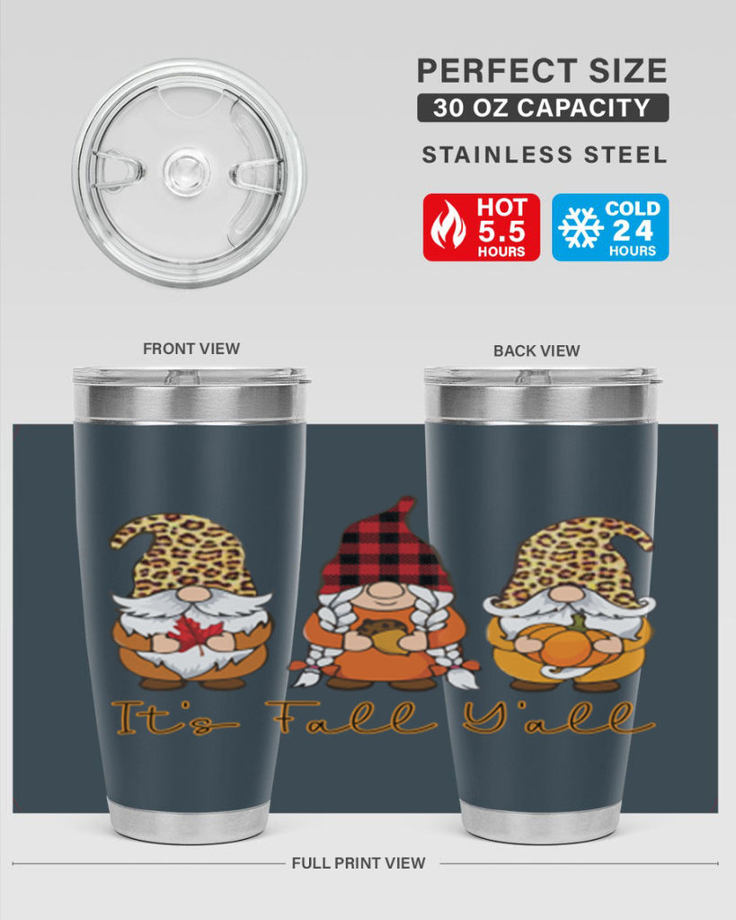 It s Fall Y all Gnome 362#- fall- Tumbler